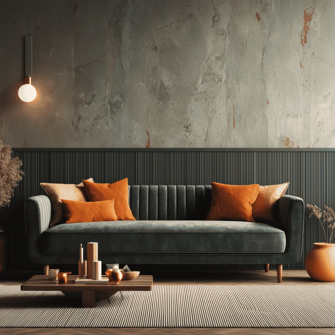 Art Deco Elegance: Geometric patterns, rich materials, and streamlined forms.